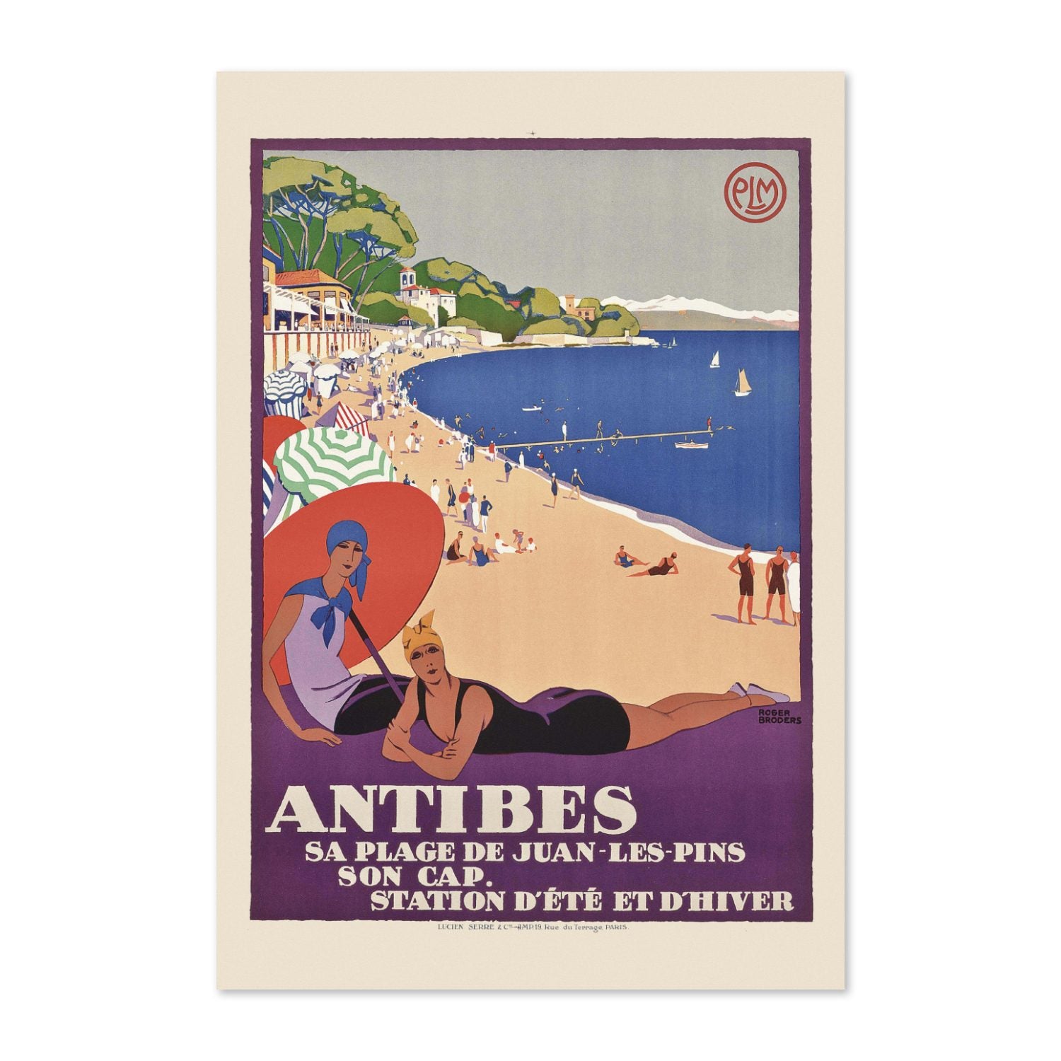 Antibes Juan les Pins poster print